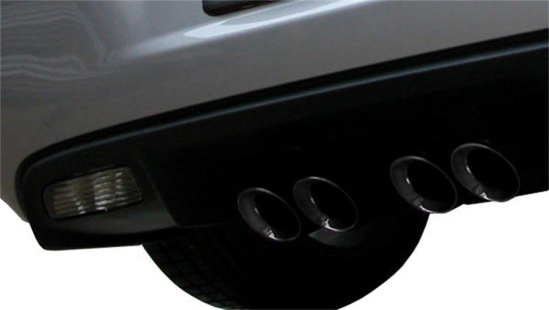 Corsa 05-08 Chevrolet Corvette C6 6.0L V8 Black Sport Axle-Back Exhaust - eliteracefab.com