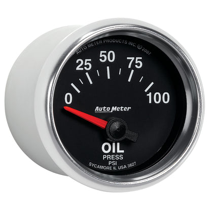 Autometer GS 0-100 PSI Short Sweep Electronic Oil Pressure Gauge 3827