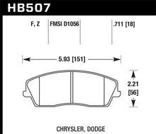 Load image into Gallery viewer, Hawk Performance Ceramic Brake Pads - HB507Z.711