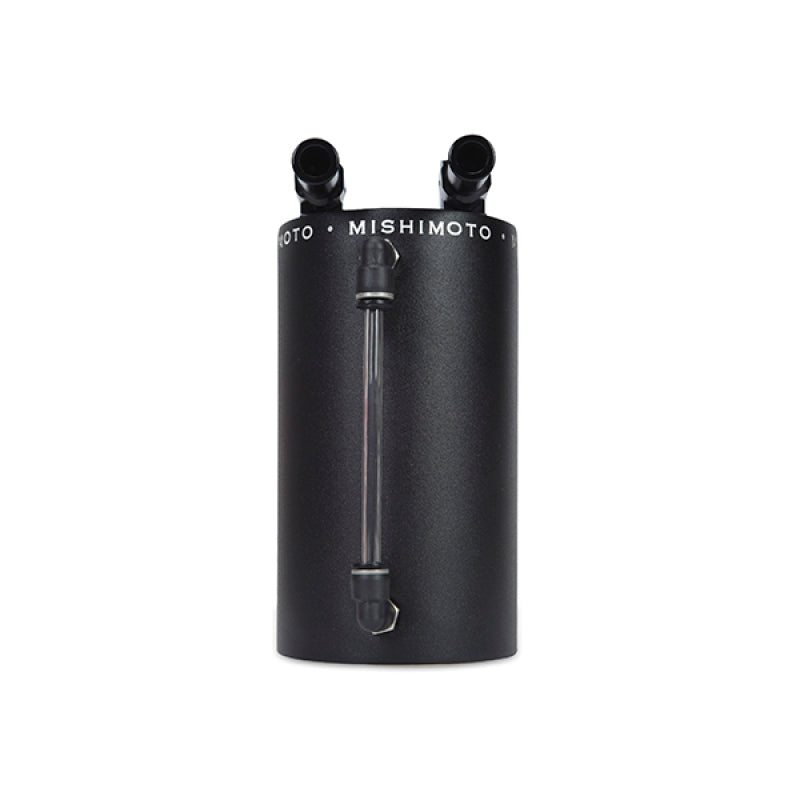 Mishimoto Large Aluminum Oil Catch Can - Wrinkle Black - eliteracefab.com