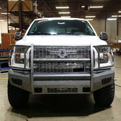 Road Armor 15-17 Ford F-150 Vaquero Front Bumper Full Guard - Tex Blk Road Armor