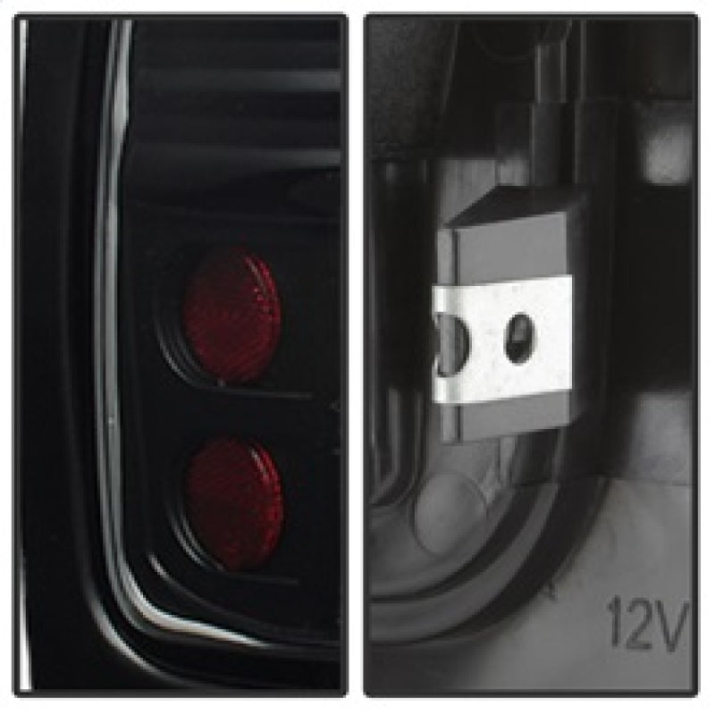 Xtune Dodge Ram 1500 94-01 / Ram 2500/3500 94-02 LED Tail Lights Black ALT-ON-DRAM94-LED-BK - eliteracefab.com