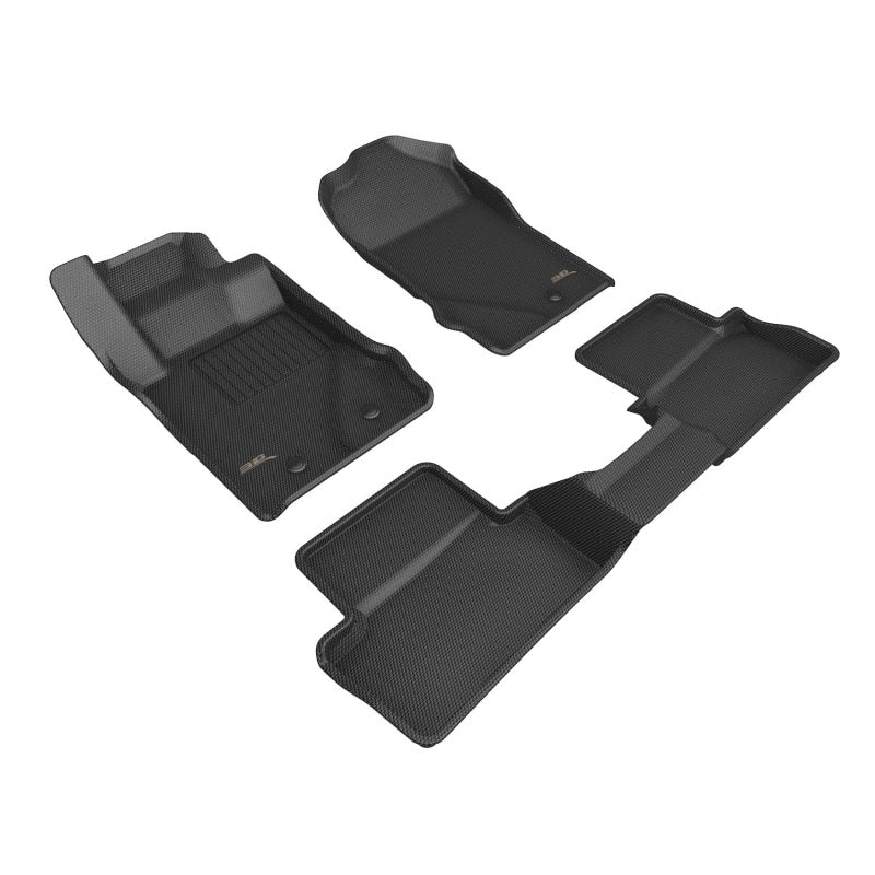 3D Maxpider 21-24 Ford Bronco 2-Door Kagu Black R1 R2 3D MAXpider