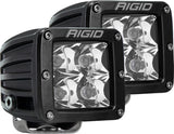 Rigid Industries Spot Surface Mount Black Pair D-Series Pro - 202213