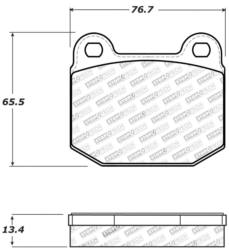 STOPTECH PERFORMANCE 05-06 LOTUS EXIGE FRONT BRAKE PADS, 309.01090 - eliteracefab.com