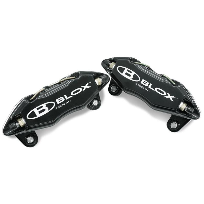 BLOX Racing Forged 4 Piston Calipers - Pair (Fits Honda/Acura 262mm Rotors) BLOX Racing