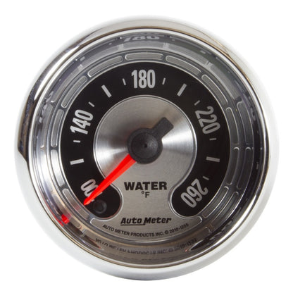 Autometer American Muscle 52mm Full Sweep Electric 100-260 Deg F Water Temperature Gauge 1255