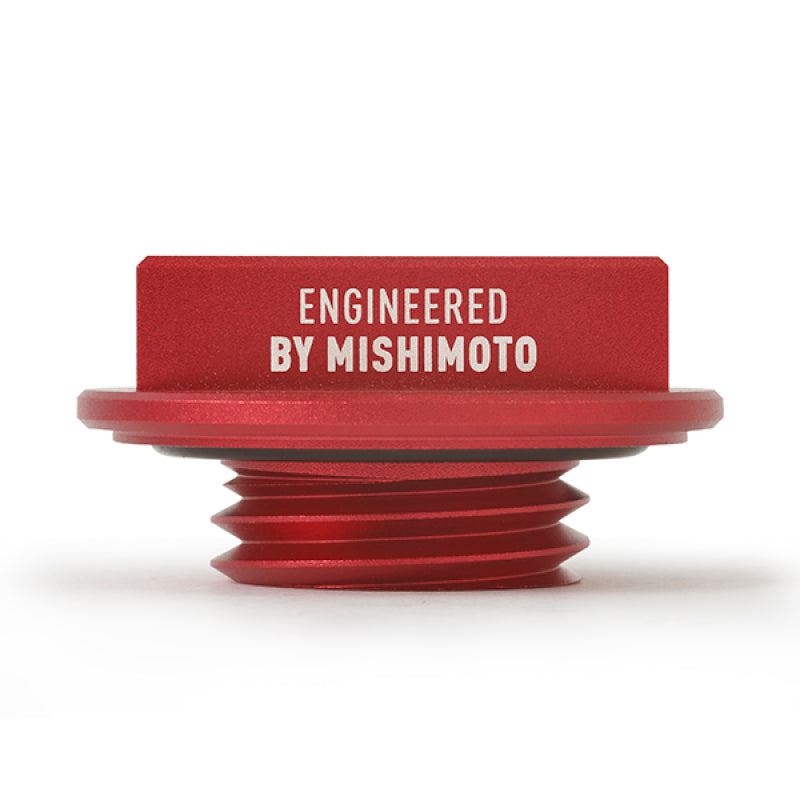 Mishimoto Mazda Hoonigan Oil Filler Cap - Red - eliteracefab.com