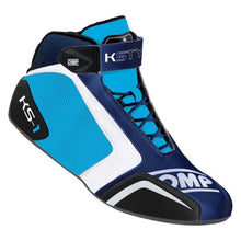 Load image into Gallery viewer, OMP KS-1 Shoes Blue Navy/Cyan - Size 48