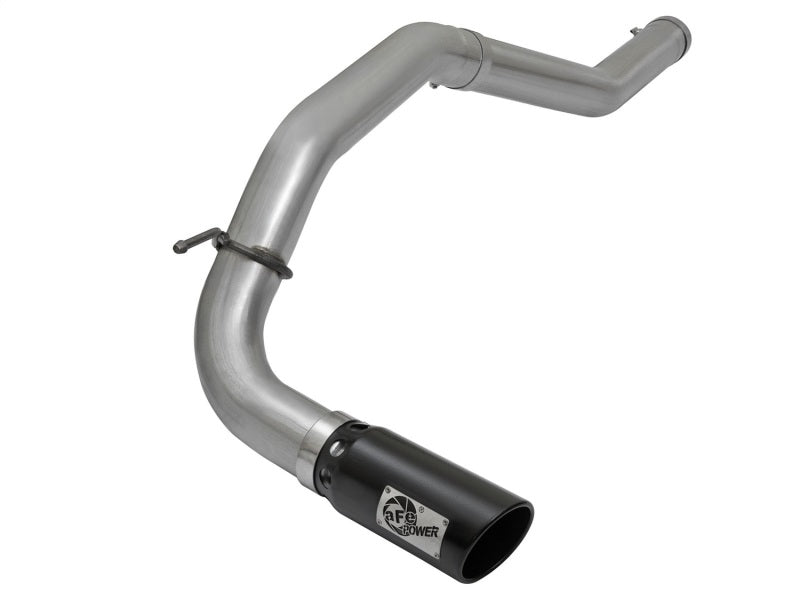 aFe LARGE Bore HD DPF-Back SS Exhaust w/ Black Tip 2016 Nissan Titan XD V8-5.0L (td) - eliteracefab.com