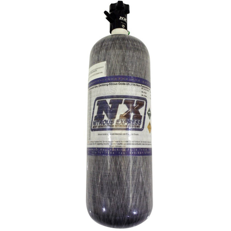 Nitrous Express Composite Bottle w/Lightning 500 Valve (6.79 Dia x 23.25 Tall) - eliteracefab.com