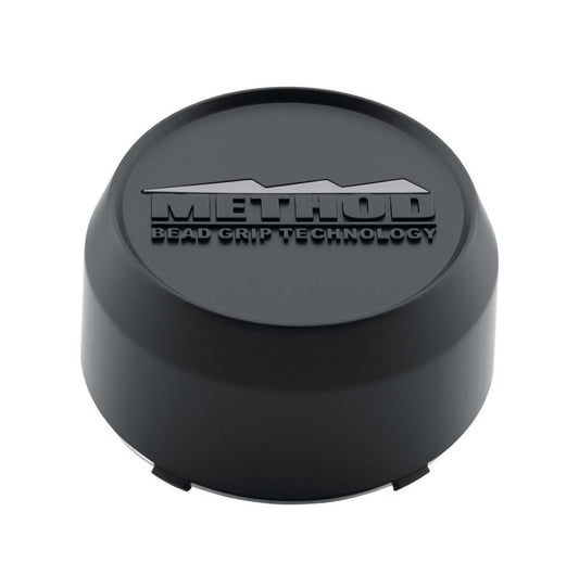 Method Cap T080 - 123mm - Black - Tall - Snap In Method Wheels