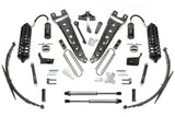 Fabtech 11-16 Ford F250/350 4WD 8in Rad Arm Sys w/4.0 R/R & 2.25 & Rr Lf Sprngs