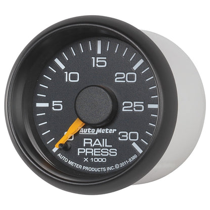 Autometer Factory Match 52.4mm Digital Stepper Motor 0-30,000 PSI Diesel Fuel Rail Pressure Gauge 8386