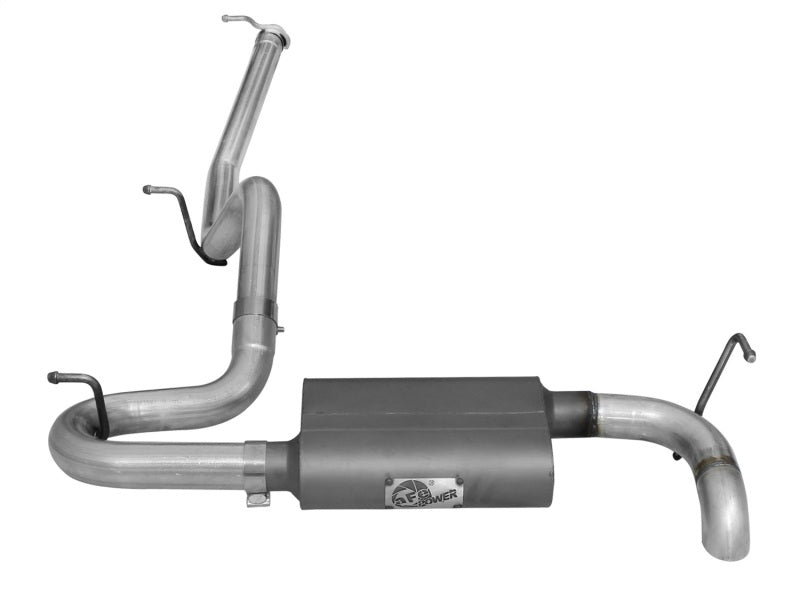 aFe Scorpion Exhaust System Cat Back 2.5in Aluminized Hi-Tuck 07-18 Jeep Wrangler JK V6 3.6/3.8L - eliteracefab.com