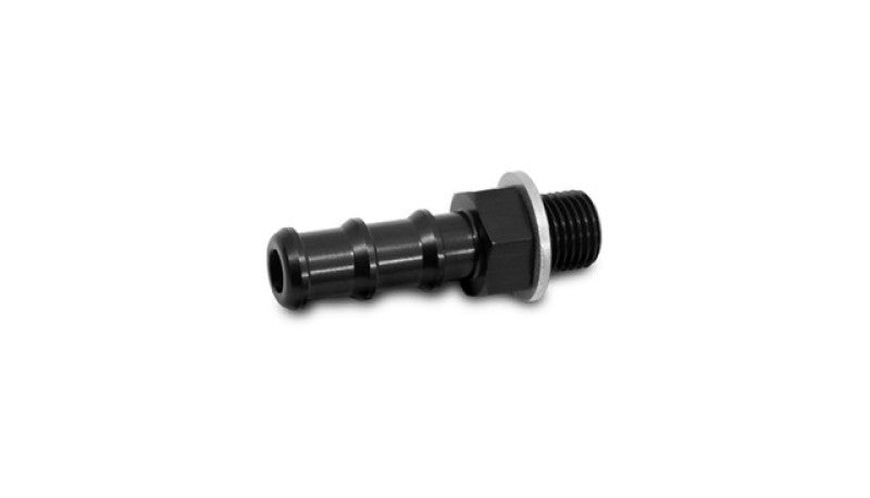 Vibrant Performance Metric to Barb Fitting (Male M18 x 1.5 to 3/8in Barb) Aluminum, AN/NPT/ORB Performance Fluid Plumbing - Part 11418
