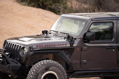 DV8 Offroad 18-25 Jeep Gladiator JT Cowl Light Bar Bracket LBJL-04