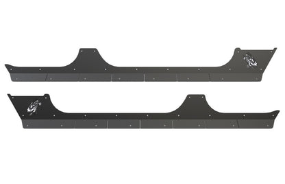 Fishbone Offroad 07-18 Jeep Wrangler JK 4 Door Rocker Guards Scale Armor Fishbone Offroad