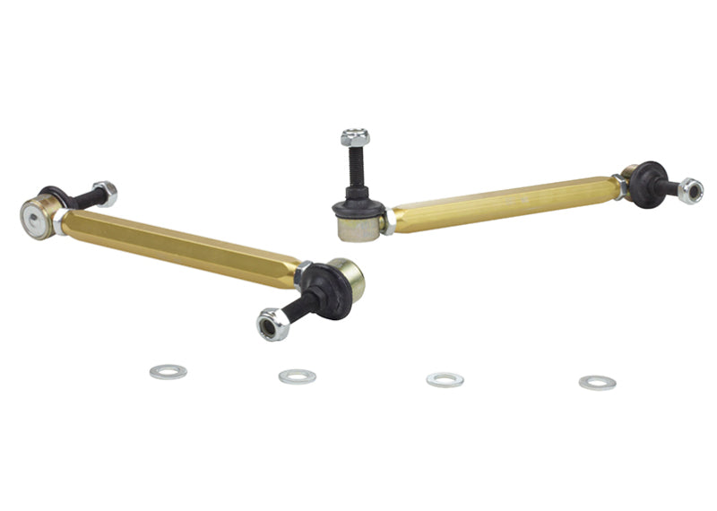 Whiteline 02-06 Mini Cooper S Rear Swaybar link kit-Adjustable ball end links - eliteracefab.com