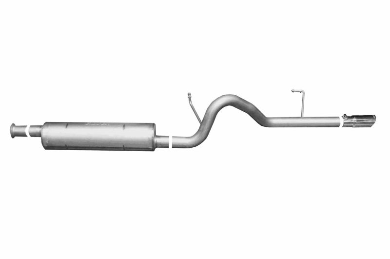 Gibson 08-12 Jeep Liberty Limited 3.7L 2.5in Cat-Back Single Exhaust - Stainless - eliteracefab.com