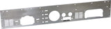 Kentrol 77-86 Jeep CJ Dash Panel (with radio opening) Brushed Silver