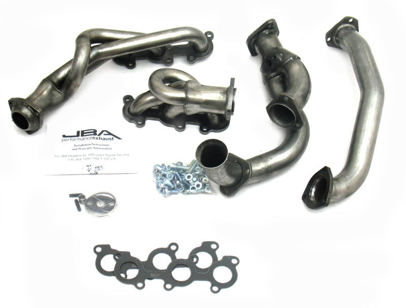 JBA 2032S-1 | 95-00 TOYOTA 3.4L V6 W/O EGR 1-1/2IN PRIMARY RAW 409SS CAT4WARD HEADER; 1995-2000 - eliteracefab.com