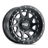 Dirty Life 9311 Enigma Pro 17x9/6x139.7 BP/-12mm Offset/106mm Hub Matte Black Wheel - Beadlock