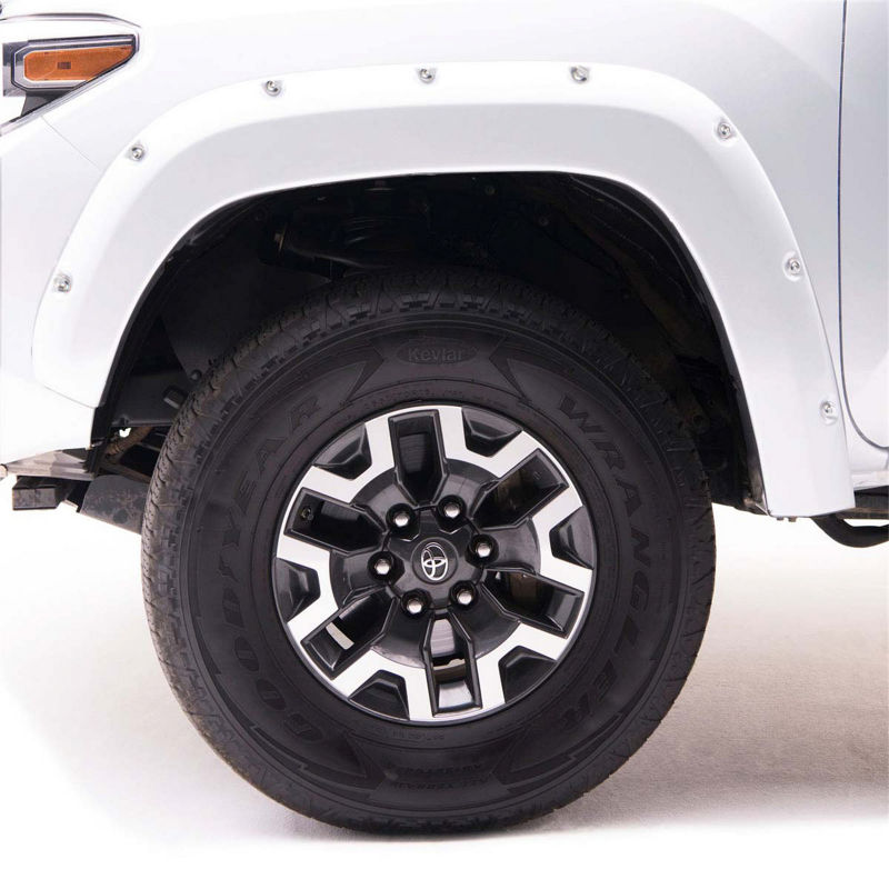 EGR 10+ Dodge Ram HD Bolt-On Look Color Match Fender Flares - Set - Bright White - eliteracefab.com