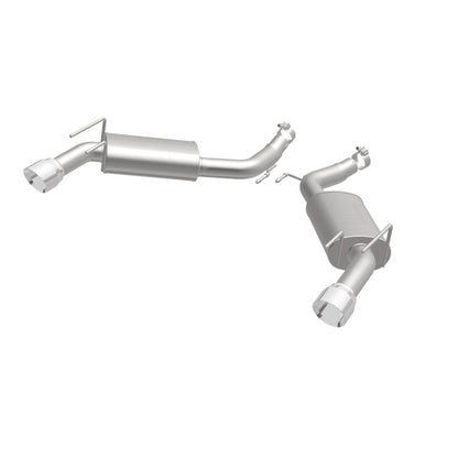 MagnaFlow Street Series Axle Back 14-15 Chevy Camaro 6.2L V8 SS Polished Dual Split Rear Exit Magnaflow