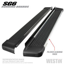 Load image into Gallery viewer, Westin Polished Aluminum Running Board 83 inches SG6 Running Boards - Polished