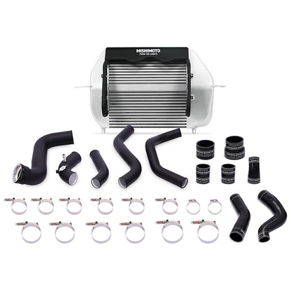 Mishimoto 2011-2014 Ford F-150 EcoBoost Silver Intercooler w/ Black Pipes - eliteracefab.com