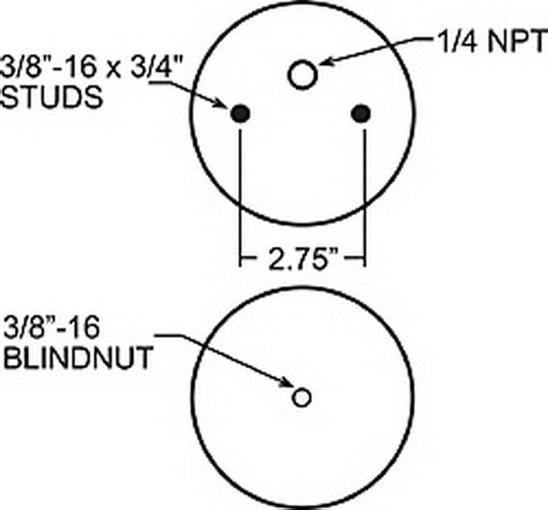 Firestone Ride-Rite Replacement Bellow 224C (For Kit PN 2040/1130/2601/2598/2580/2170) (W217606873) - eliteracefab.com