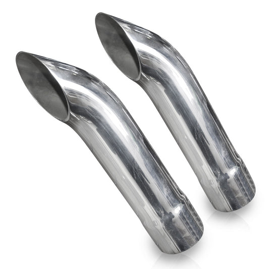 Stainless Works Extended Turn Down Tips- 2in ID Inlet 2in Body Stainless Works