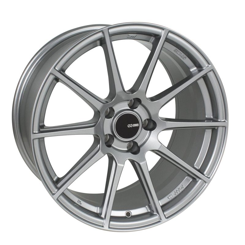 Enkei TS10 17x8 4x100 40mm Offset 72.6mm Bore Grey Wheel - eliteracefab.com