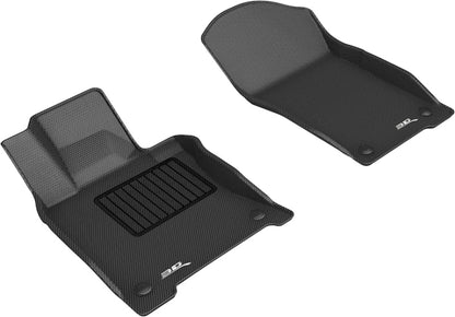 3D MAXpider L1IN03011509 2018-2020 Infiniti Q50/Q60 Kagu 1st Row Floormat - Black 3D MAXpider