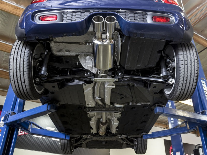 aFe MACHForce XP Exhausts Cat-Back SS-304 14-17 Mini Cooper S Hardtop 2-Door w/ Polished Tips aFe