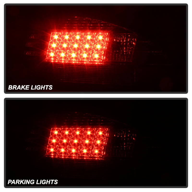 Spyder Pontiac Grand Prix 97-03 LED Tail Lights Smoke ALT-YD-PGP97-LED-SM - eliteracefab.com