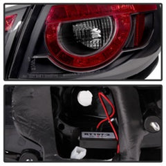 Spyder Chevy SS 2014-2016 LED Tail Lights Black ALT-YD-CVSS14-LED-BK - eliteracefab.com