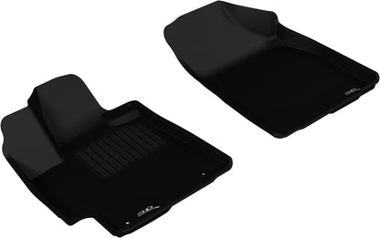 3D MAXpider 2008-2013 Toyota Highlander Gas Kagu 1st Row Floormat - Black - eliteracefab.com