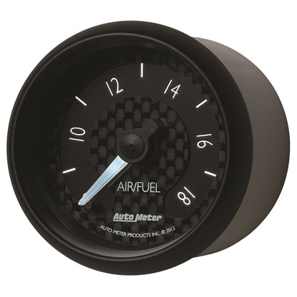 Autometer GT Series 52mm Full Sweep Electronic 8:1-18:1 AFR Wideband Air/Fuel Ratio Analog 8070