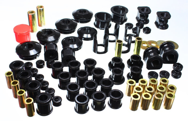 Energy Suspension 89-94 Nissan 240SX (S13) Black Hyper-Flex Master Bushing Set - eliteracefab.com