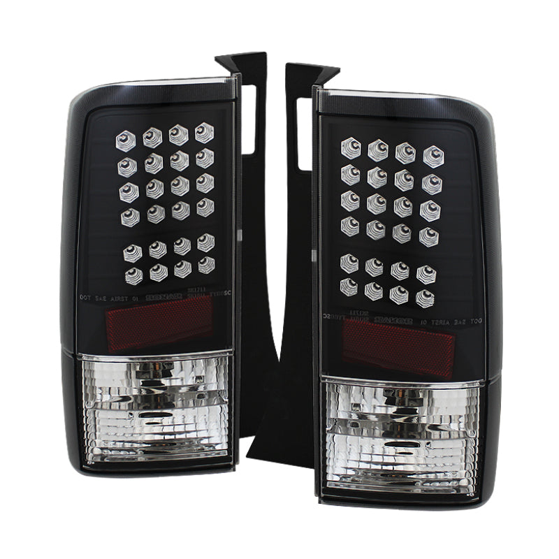 Spyder Scion XB 03-07 LED Tail Lights Black ALT-YD-TSXB03-LED-BK - eliteracefab.com