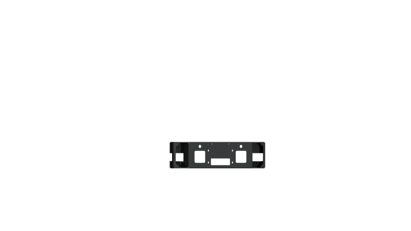 Road Armor 13-18 Ram 1500 Vaquero Front Winch Plate - Tex Blk Road Armor