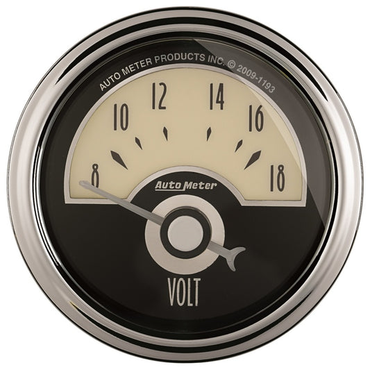 AutoMeter Gauge Voltmeter 2-1/16in. 18V Elec Cruiser Ad 1191