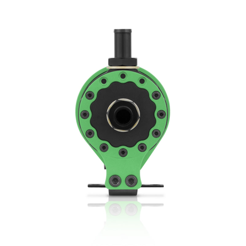Mishimoto Universal Baffled Oil Catch Can - Green Mishimoto