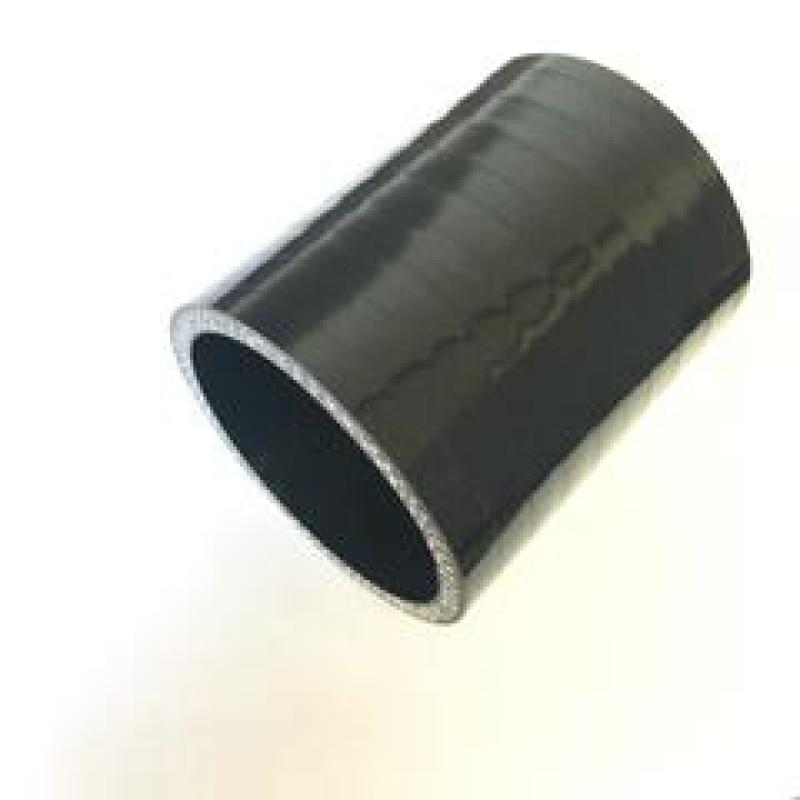 Ticon Industries 4-Ply Black 2.25in Straight Silicone Coupler