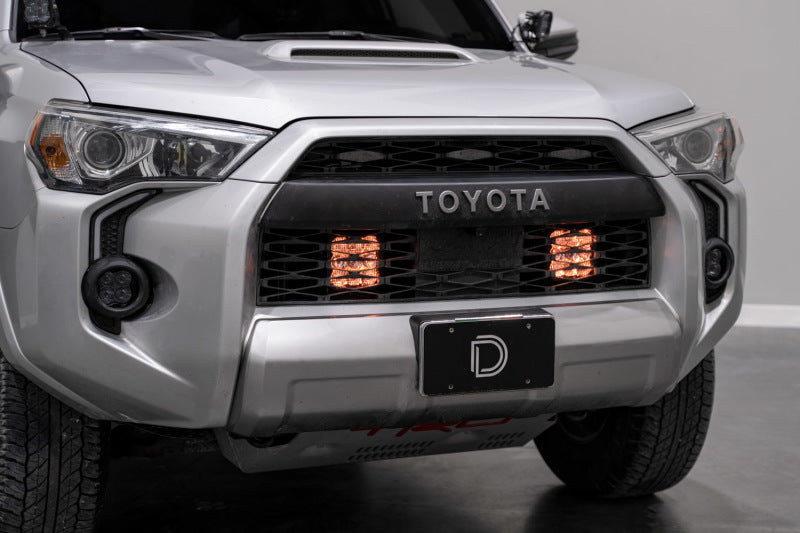 Diode Dynamics 14-23 Toyota 4Runner SS5 Stealth Grille LED 2-Pod Kit Sport - White Combo