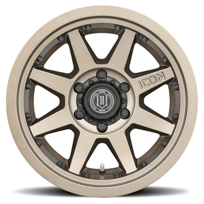 ICON Rebound Pro 17x8.5 6x135 6mm Offset 5in BS 87.1mm Bore Bronze Wheel - eliteracefab.com