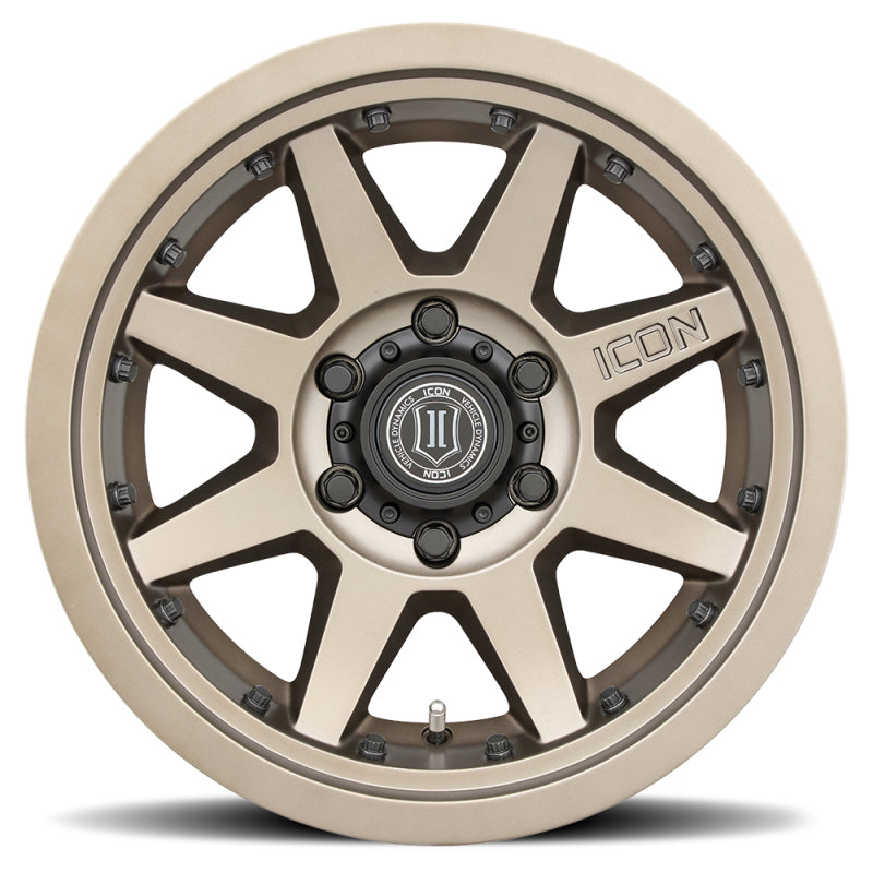 ICON Rebound Pro 17x8.5 6x135 6mm Offset 5in BS 87.1mm Bore Bronze Wheel - eliteracefab.com