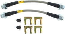 Load image into Gallery viewer, STOPTECH 2/89-96 NISSAN 300ZX (EXC TURBO)/6/89-96 300ZX TURBO STAINLESS STEEL REAR BBK BRAKE LINES, 950.42504 - eliteracefab.com